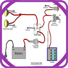 Simple Wiring Diagram Relay আইকন