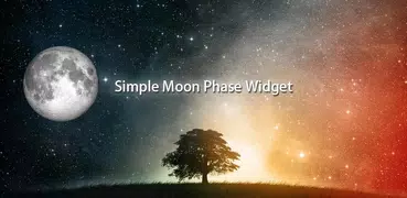 Widget simples de fase da lua