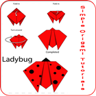 ikon Tutorial Origami Sederhana