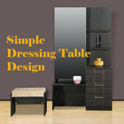 Simple Dressing Table Design icône