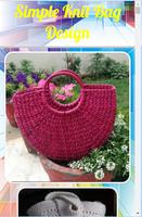 Simple Knit Bag Design โปสเตอร์