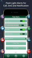 Alertas de destello: llamadas,SMS y notificaciones Poster