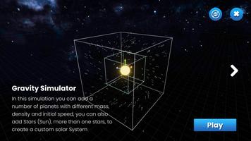 Solar System Simulation Affiche