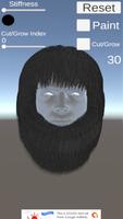 Physique de coupe de cheveux Affiche