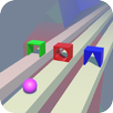 Rush Ball The Rail Rush | Change Shape Catch Up!!!-APK