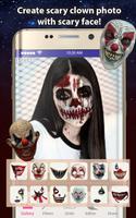برنامه‌نما Scary Clown Face Maker عکس از صفحه