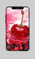 Sweet Berries Raspberry Cherry Wallpaper Lock capture d'écran 2