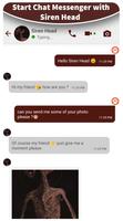 fake call chat with Siren Head الملصق
