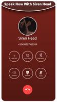 fake call chat with Siren Head تصوير الشاشة 1
