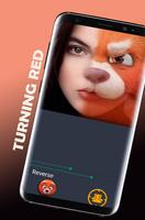 Turning Red Funny FaceMix الملصق