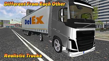 Real Truck Simulator 2023 3d الملصق