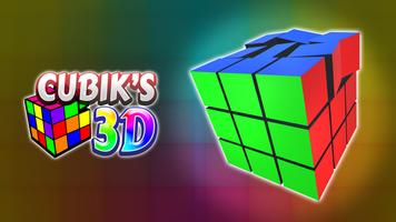 Rubik's 3D! Cube Solver Affiche