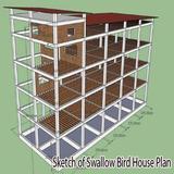 Sketch of Swallow Bird House P icône