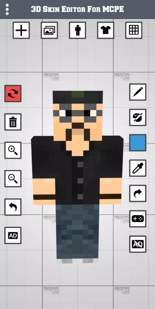 Skin Editor 3D for Minecraft APK + Mod for Android.