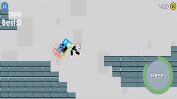 One Gun stickman Ragdoll imagem de tela 1