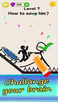 Stickman Rush- Draw Line Affiche