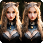 AI Art Find Difference Offline أيقونة