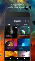 برنامه‌نما Asteroids 3D live wallpaper عکس از صفحه