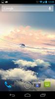 Terbang di awan 3D syot layar 3