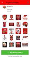 برنامه‌نما Arsenal Stickers عکس از صفحه