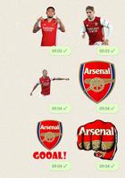 برنامه‌نما Arsenal Stickers عکس از صفحه