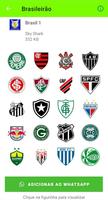 Figurinhas Futebol Brasileiro poster