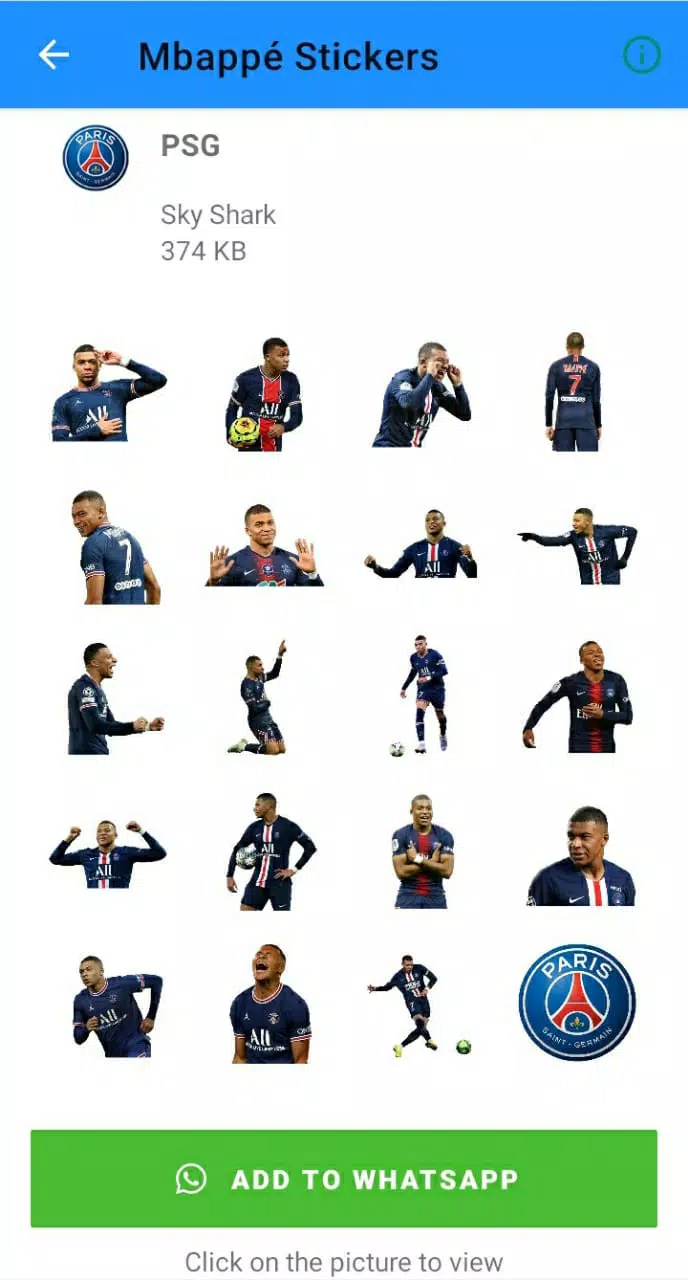 Download do APK de Kylian Mbappé Stickers para Android