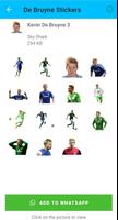 Kevin De Bruyne Stickers capture d'écran 3