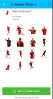 Kevin De Bruyne Stickers ภาพหน้าจอ 1