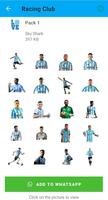 Racing Club Stickers Affiche