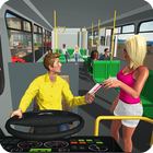 New York Bus Driving game: bus games 2019 icône