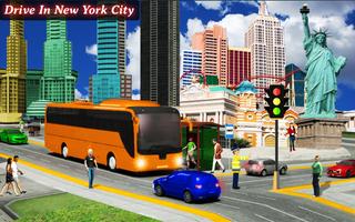 New York Bus Driving game: bus games 2019 capture d'écran 3