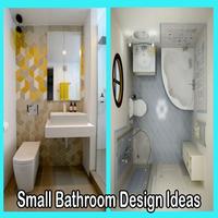 Petites idées de conception de salle de bain Affiche