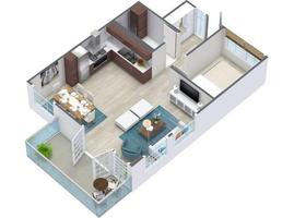 3D Small House Design imagem de tela 2