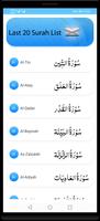 Last 20 Surah ภาพหน้าจอ 1