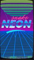 Snake.io NEON game Affiche