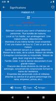 Dictionnaire Français Offline capture d'écran 2