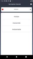 Francais Synonyms Dictionnaire Screenshot 1