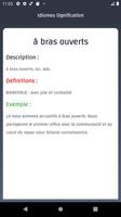 Francais Synonyms Dictionnaire स्क्रीनशॉट 3