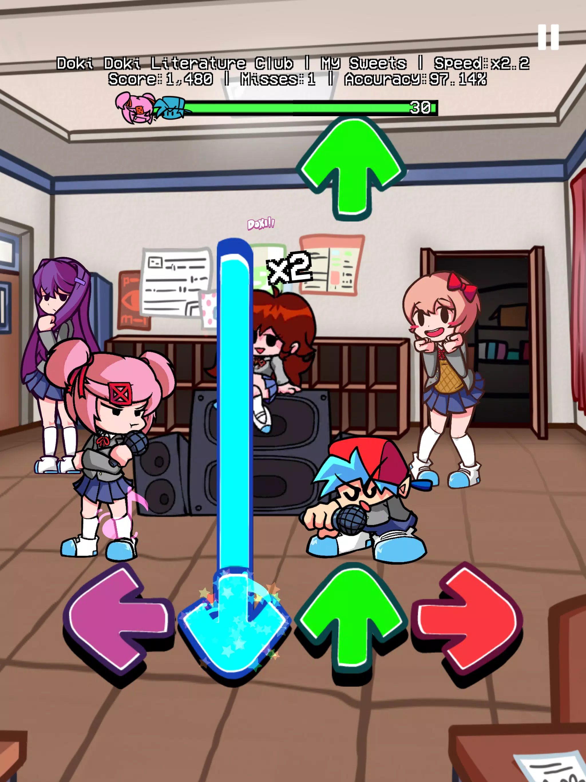 FNF Doki Doki Takeover Mod APK for Android Download