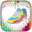 Sneakers Kleurboek-icoon