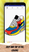 Sneakers Coloring Book скриншот 1