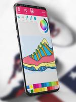Sneakers Coloring Book - Shoes Coloring Affiche