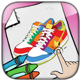 Sneakers Coloring Page