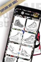 Sneakers Coloring Page 截圖 2