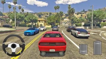 Dodge Challenger Driving Simul постер