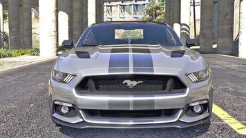 Ford Mustang GT City Driving S постер