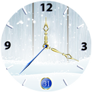 تصميم ساعة الثلج خلفيات شتاء APK