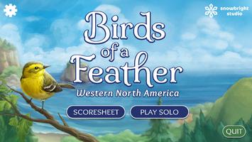 Birds of a Feather Card Game Affiche