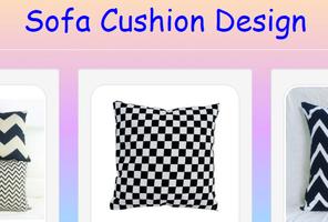 Sofa kussen ontwerp-poster